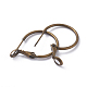 Brass Hoop Earrings US-KK-I665-26A-AB-2