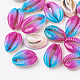 Spray Paint Cowrie Shell Beads US-SHEL-S274-01-2