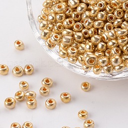 Electroplate Glass Seed Beads US-SEED-Q005-01
