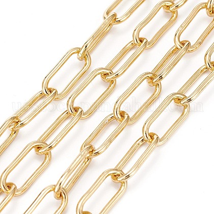 Brass Paperclip Chains US-CHC-G007-01G-1