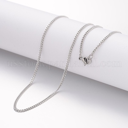 304 Stainless Steel Necklaces US-NJEW-F201-11P-1