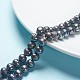 Natural Cultured Freshwater Pearl Beads Strands US-PEAR-R012-01-2