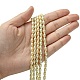 Eco-Friendly Glass Pearl Barrel Beads Strands US-X-HY-O001-B-03-4