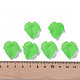 Frosted Transparent Acrylic Grape Leaf Pendants US-X-PAF002Y-7-5