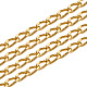 Electroplate Brass Drop Twisted Chains Curb Chains US-CHC-PH0002-02G-3