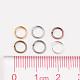 1 Box 6 Color Iron Jump Rings US-IFIN-X0025-6mm-NF-B-3