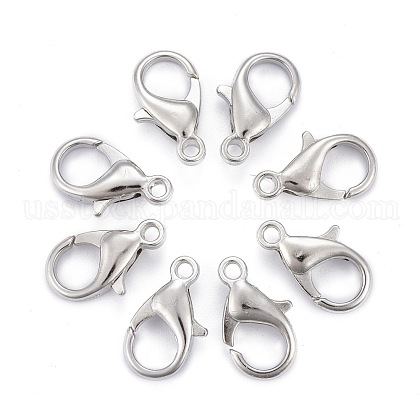 Zinc Alloy Lobster Claw Clasps US-E105-NF-1