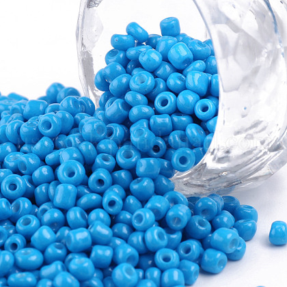 Baking Paint Glass Seed Beads US-SEED-S002-K17-1