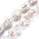 Natural Baroque Pearl Keshi Pearl Beads Strands US-PEAR-S019-04B-2
