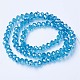 Electroplate Glass Beads Strands US-EGLA-A034-T6mm-A13-2