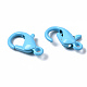 Spray Painted Eco-Friendly Alloy Lobster Claw Clasps US-X-PALLOY-T080-06E-NR-5