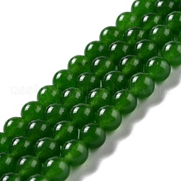 Natural & Dyed Malaysia Jade Bead Strands US-G-A146-6mm-A28