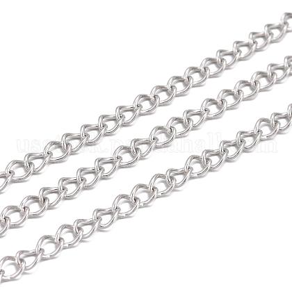 304 Stainless Steel Twist Chains US-CHS-K001-24-3mm-1