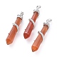 Natural Carnelian/Red Agate Big Pointed Pendants US-G-F696-B07-1
