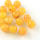 Round Imitation Gemstone Acrylic Beads US-OACR-R029-14mm-10-1