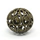 Mixed Iron Filigree Hollow Round Beads US-IFIN-X0008-AB-NF-2