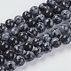 Natural Snowflake Obsidian Beads Strands US-G-G515-6mm-01-1