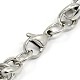 Trendy 304 Stainless Steel Wheat Chain Bracelets US-STAS-A028-B003P-2