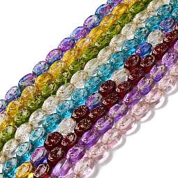 Transparent Glass Beads Strands US-GLAA-F114-05