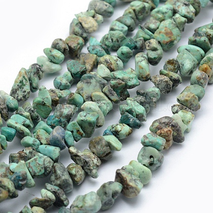 Natural African Turquoise(Jasper) Beads Strands US-G-P332-24A-1