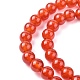 Natural Carnelian Beads Strands US-G-C076-8mm-2A-2