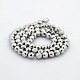 Faceted Round Non-magnetic Synthetic Hematite Beads Strands US-G-P061-59-2