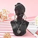 Stereoscopic Plastic Jewelry Necklace Display Busts US-NDIS-N003-01-6