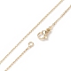 Brass Chain Necklaces US-MAK-L009-03G-1
