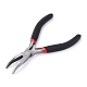 Carbon Steel Bent Nose Jewelry Plier for Jewelry Making Supplies US-P021Y-5