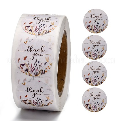 1 Inch Thank You Stickers US-DIY-G013-A06-1