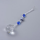 Faceted Crystal Glass Ball Chandelier Suncatchers Prisms US-AJEW-G025-A05-1
