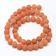 Natural Red Aventurine Beads Strands US-G-D675-10mm-2
