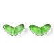 Spray Painted Transparent Glass Beads&nbsp;US-X-GLAA-T022-27A-2