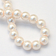 Baking Painted Pearlized Glass Pearl Round Bead Strands US-HY-Q003-4mm-41-4