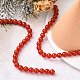 Natural Carnelian Beads Strands US-G-C076-6mm-2A-5