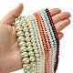 Grade A Glass Pearl Beads Strands US-HY-E001-02-4