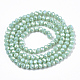Electroplate Glass Beads Strands US-EGLA-A034-P4mm-B16-2