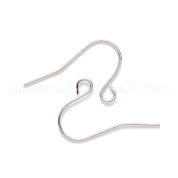 304 Stainless Steel Earring Hooks US-STAS-S111-009