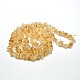 Chip Natural Citrine Beads Strands US-G-N0134-21-3