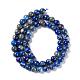 Natural Lapis Lazuli Round Beads Strands US-G-I181-09-6mm-2