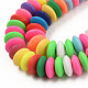 Handmade Polymer Clay Beads Strands US-CLAY-N008-064-A02-3