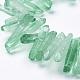 Natural Quartz Crystal Points Beads Strands US-G-K181-B02-4