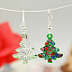 Fashion Earrings for Christmas US-EJEW-JE00367-01-2