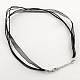 Multi-strand Necklace Cord for Jewelry Making US-NJEW-R218-13-2